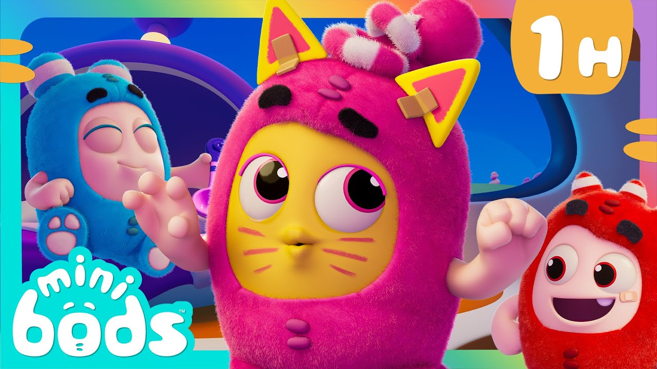 Jeff's Suspicious Sick Day | Minibods | Mini Oddbods | Baby Oddbods | Funny Cartoons For Kids