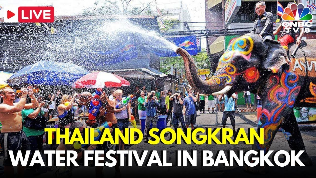 Bangkok's Songkran LIVE: Thailand's Wet Songkran Festival Kicks off in Bangkok | Thai New Year |N18G