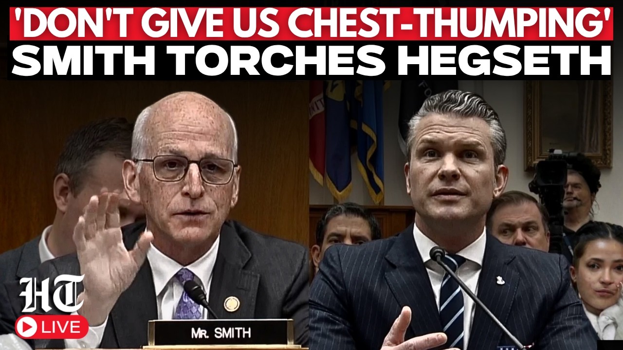 US Congress Live | 'I FIND THAT ABSURD': Adam Smith Blasts Pete Hegseth Over Iran War Strategy