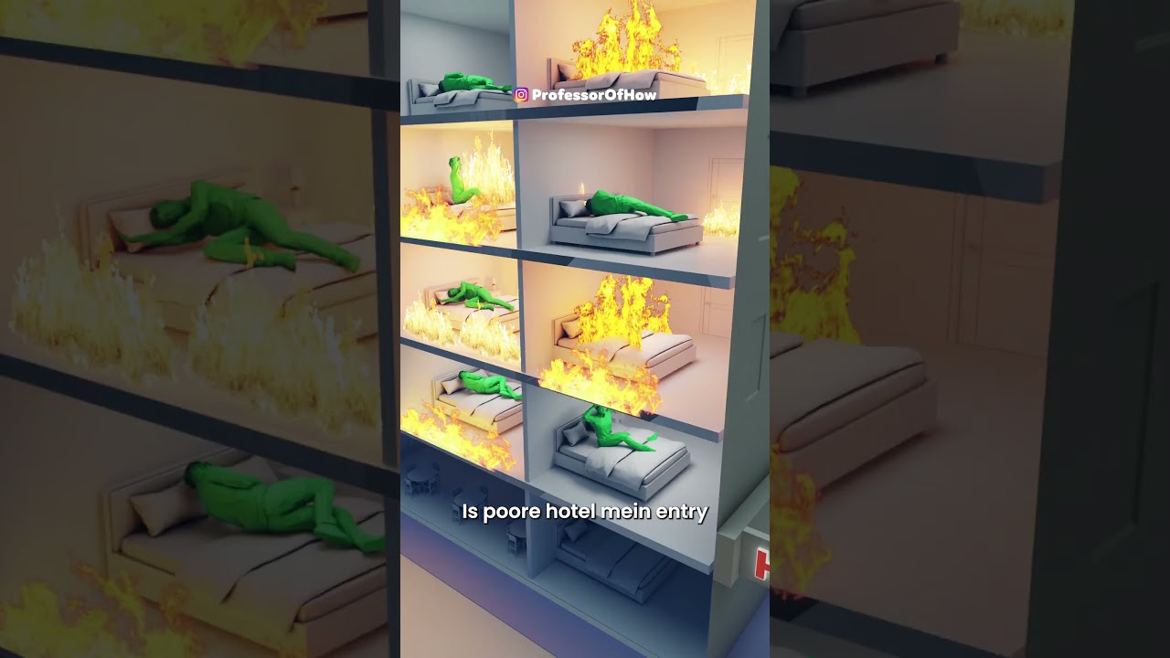 Delhi Hotel Fire Accident (3D) by Professor of How