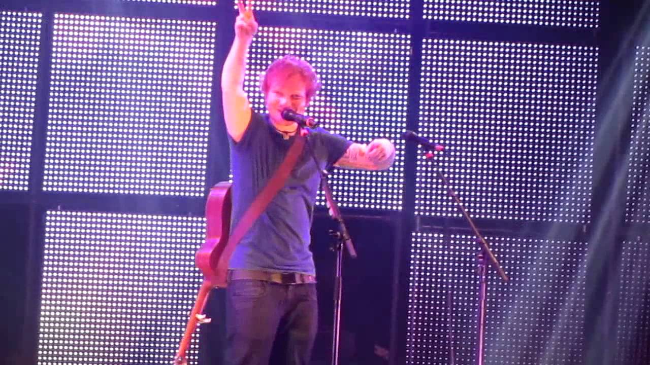 Ed Sheeran Small Bump and Be my husband live Newport 20/10/12 2012