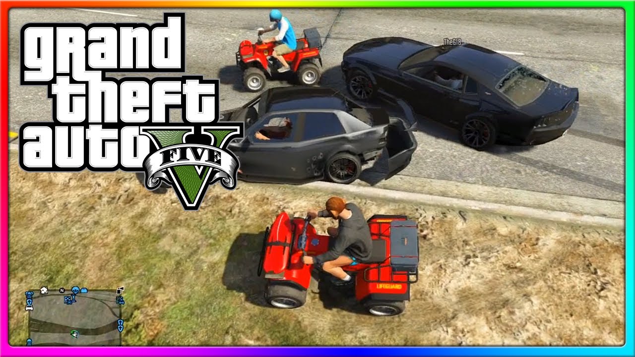 GTA 5 Online - SideArms' Dream, Weird Car Glitch, and other Funny Moments! (GTA Online)