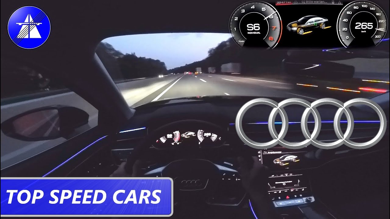 Audi A8 60TFSI-e Quattro TOP SPEED DRIVE ON GERMAN AUTOBAHN