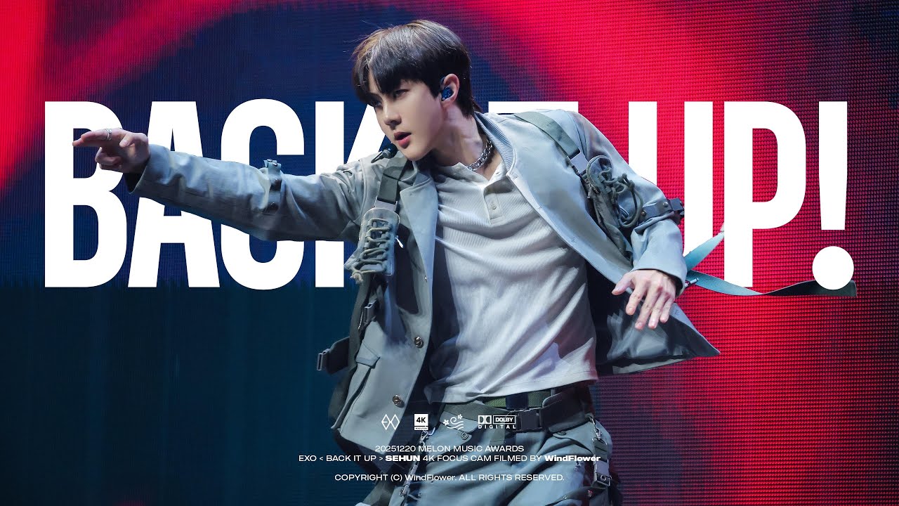 [4K FANCAM] 251220 EXO SEHUN 엑소 세훈 MMA -'Back It Up’ 직캠