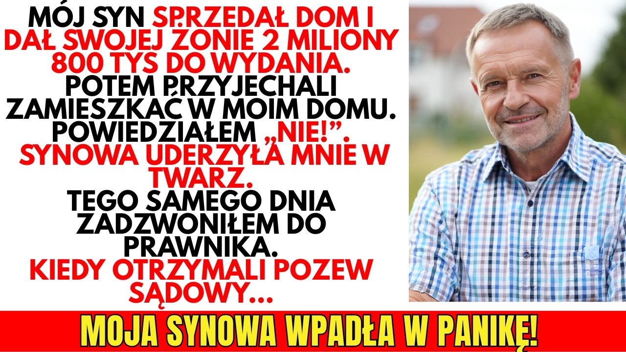 PRAWDZIWA HISTORIA: Syn sprzedał dom dla kaprysu żony za 2,8 mln, a potem chcieli zamieszkać u mnie!