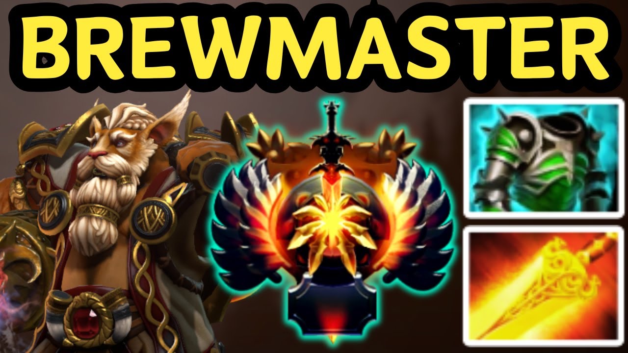🔥 0 DEAD BREWMASTER OFFLANE = SPLIT. SMASH. WIN. 🔥 DOTA 2