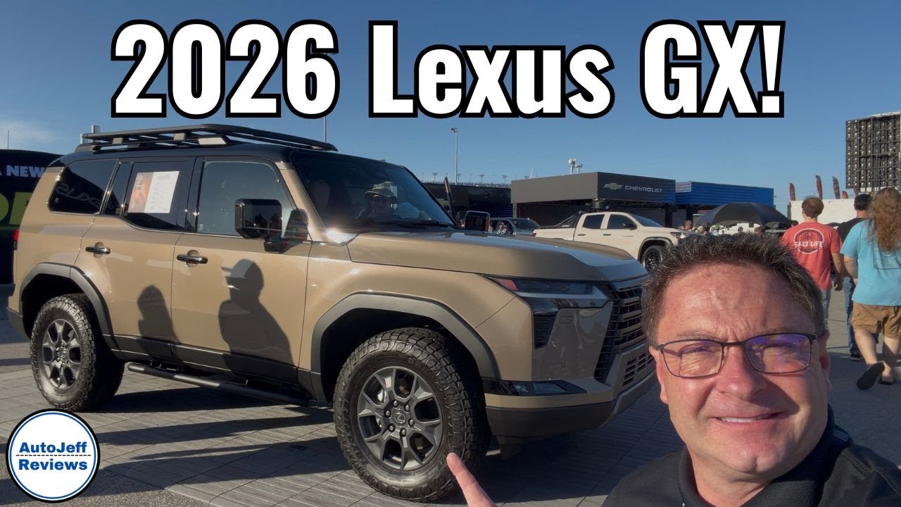 Первый взгляд на Lexus GX 550 Overtrail+ 2026 года!