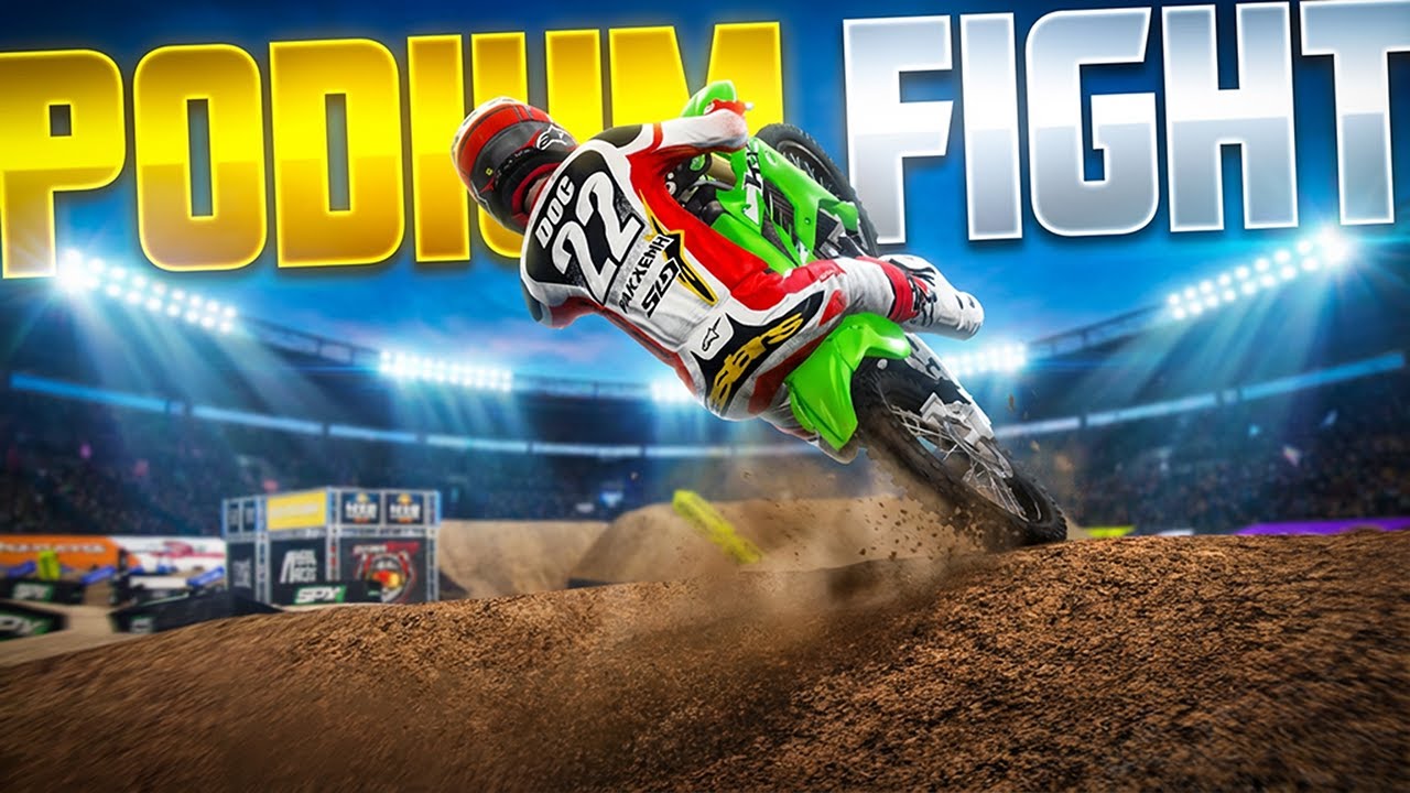 I Battled for a Podium the Entire Moto | MX Bikes 85cc Supercross