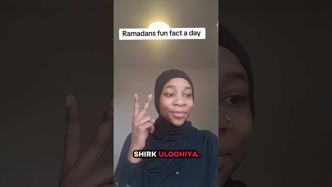 Ramadan advice from our Igbo Muslim sister Naya. Part 1 #igbomuslim #ramadan 