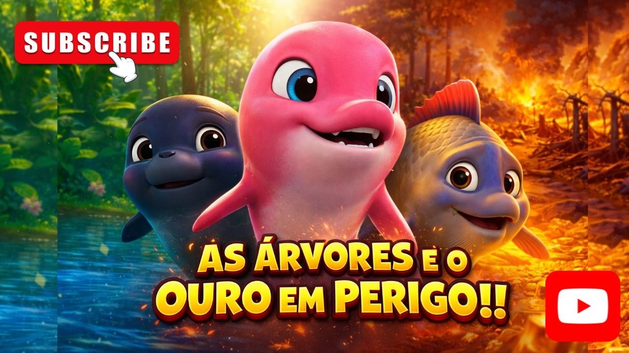 🌟🐬🌳 2º Episódio | As Árvores e o Ouro em Perigos!! 💖