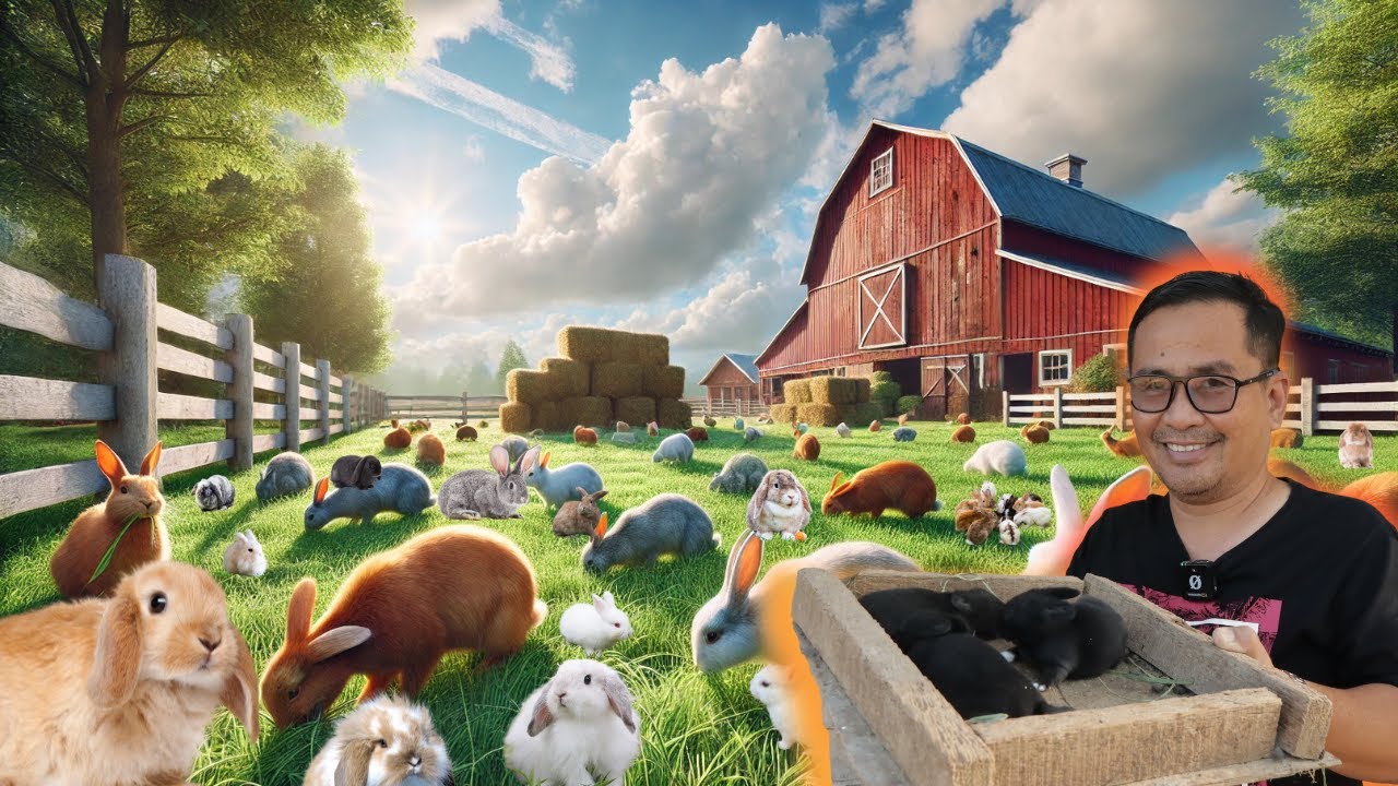The smartest method of rabbit breeding no one talks about. Farm tour 