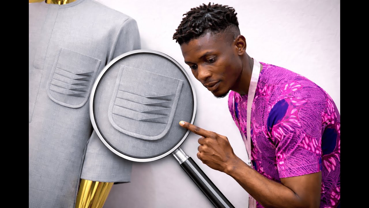 HOW TO SEW THIS PLEATED CAFTAN POCKET