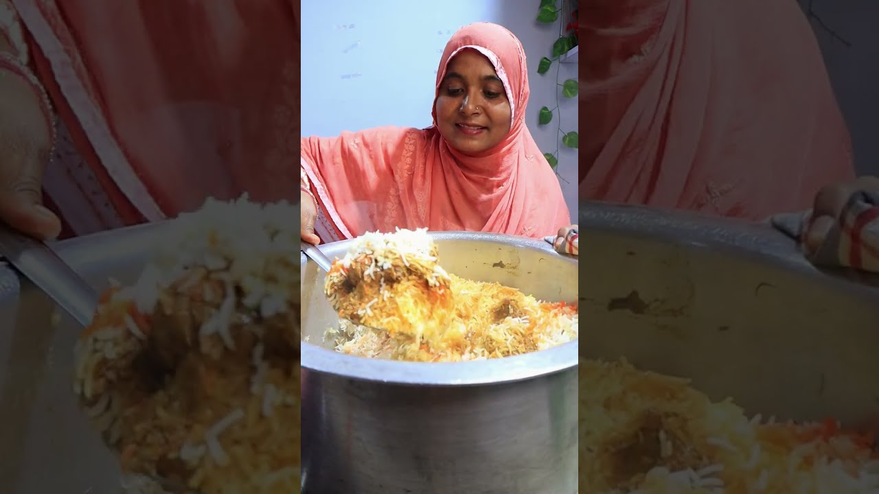 Zafrani Chicken Dum Biryani recipe at home🥰👌