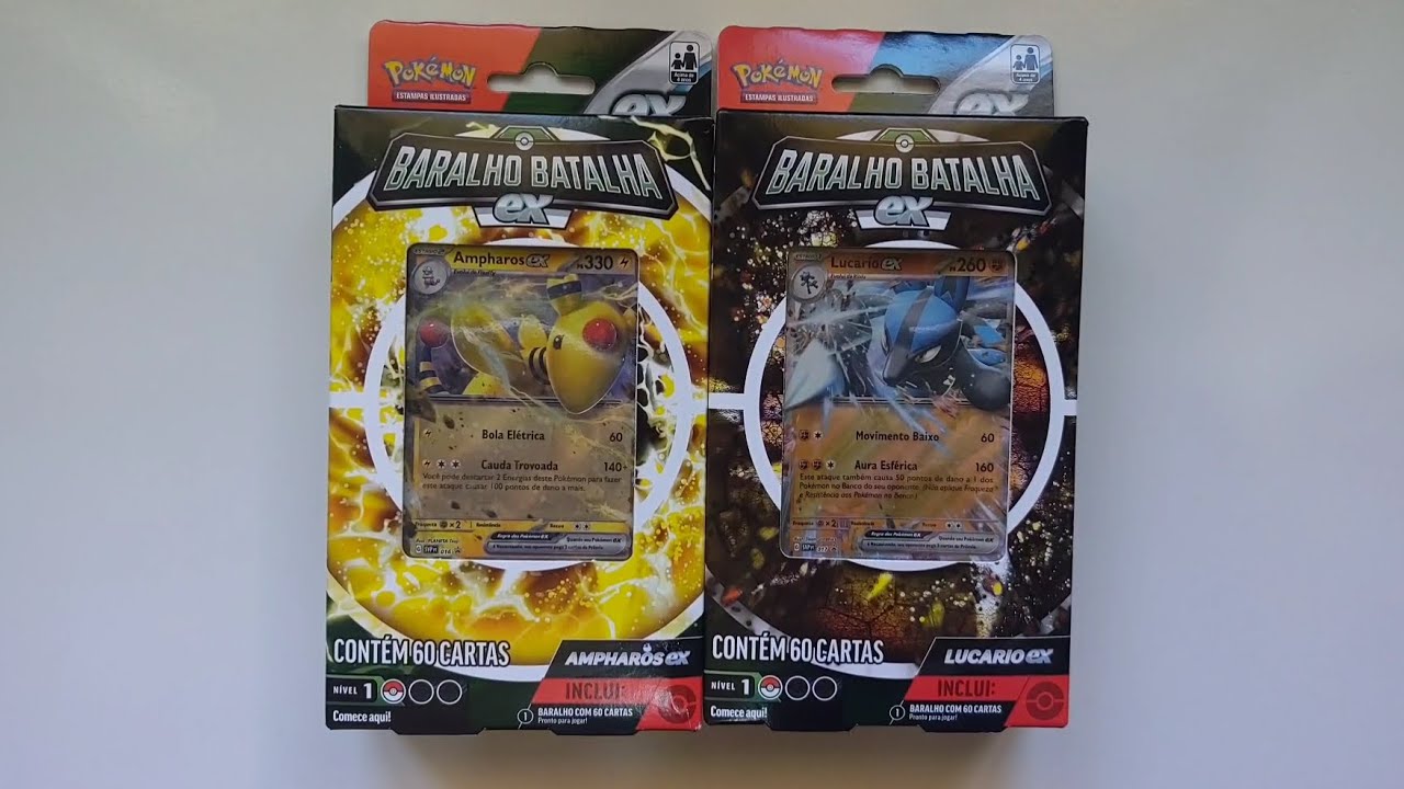Deck Baralho Batalha Ex: Lucario Ex e Ampharos Ex