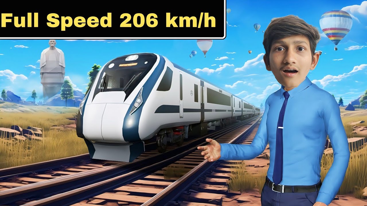 Vande Bharat 206km/h Challenge 😳 Indian Train Simulator