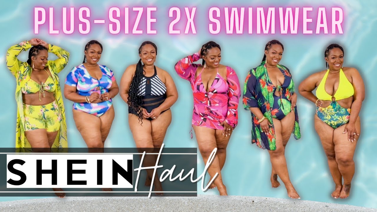 HUGE SHEIN Plus-Size 2X Swimsuit Try On Haul Review (2022) + Rose Forever Surprise!