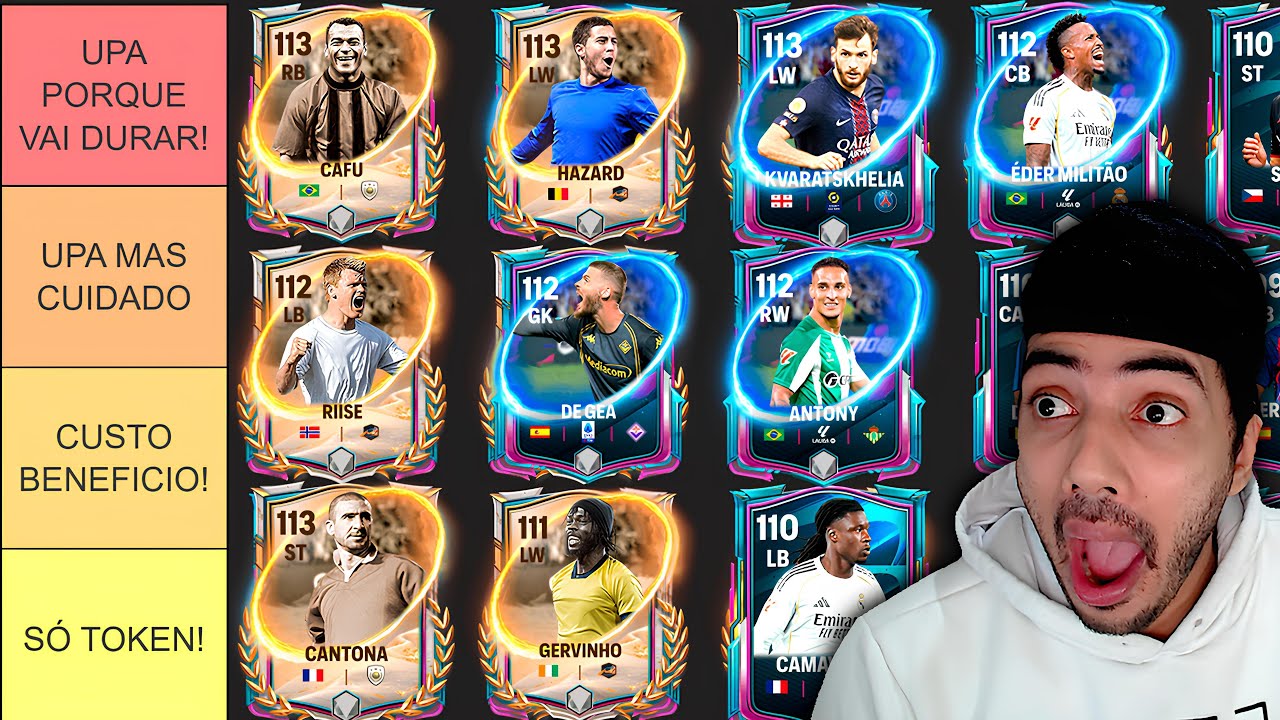 ESCOLHA FINAL! 🚨 TIER LIST 100% COMPLETA do FUTEVERSO do FC MOBILE 26