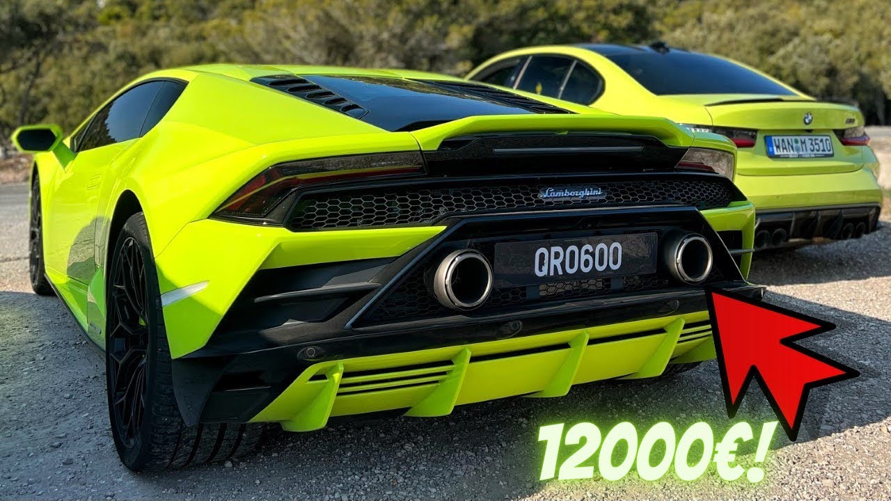 RARE Huracan Evo Akrapovic ! 🔥 On a failli nous percuter..! 😱