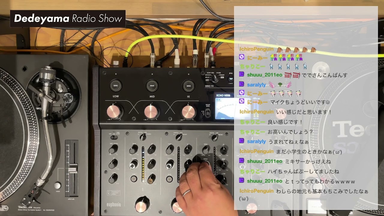 AlphaThetaのロータリーミキサー「Euphonia」を購入したのでテストする回