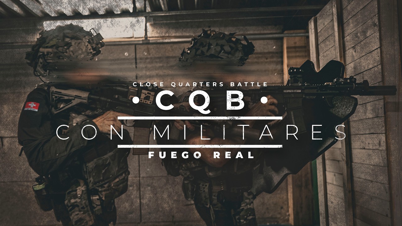 ME COL&Eacute; en un ENTRENAMIENTO CQB con MILITARES y MUNICI&Oacute;N REAL (soy civil)