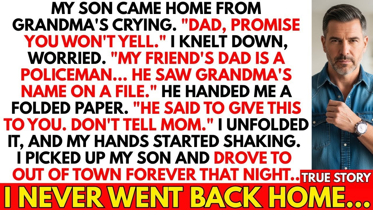 My Son Came Home Crying—He Handed Me a Police File. I Froze When I Saw...