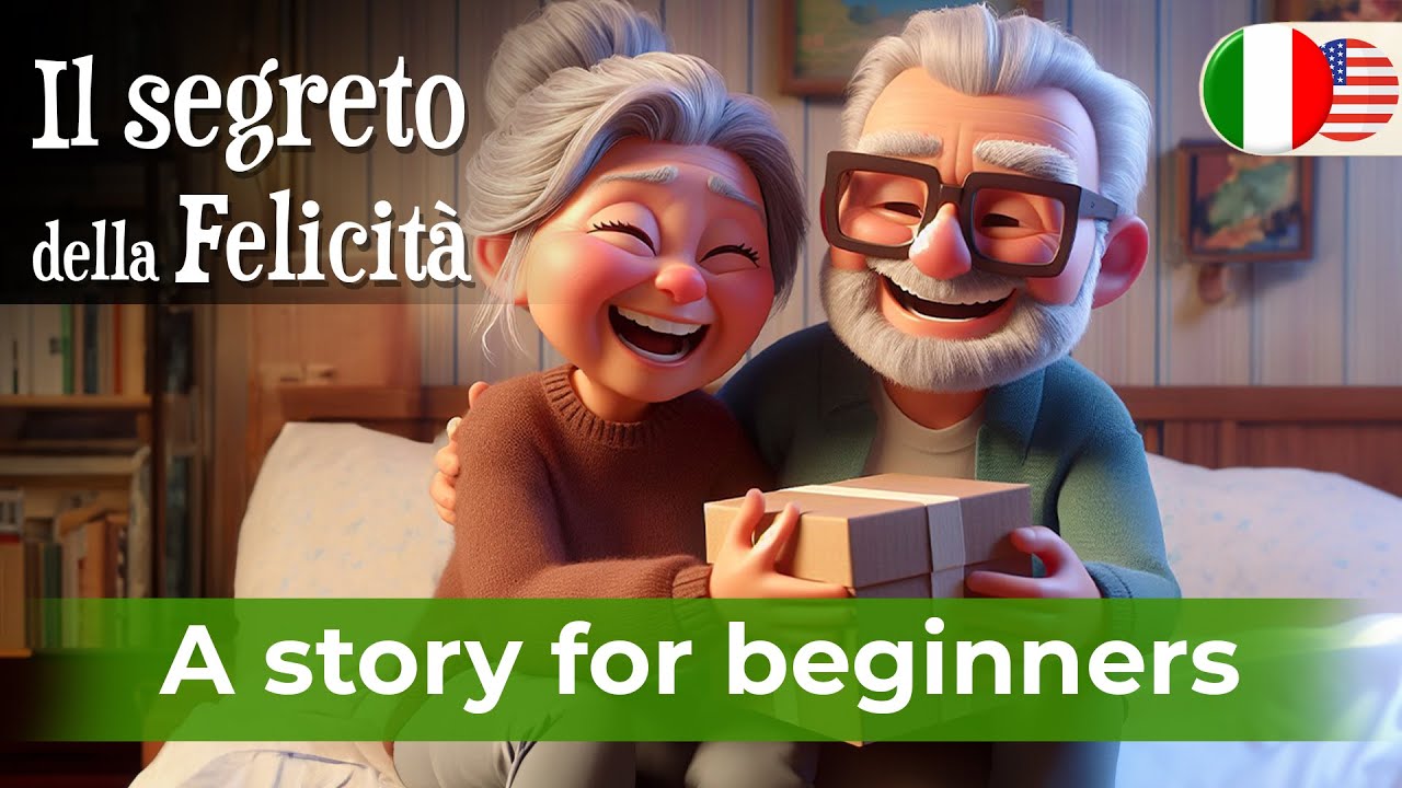 ITALIAN Short STORY for beginners in Present Tense (A1-A2)