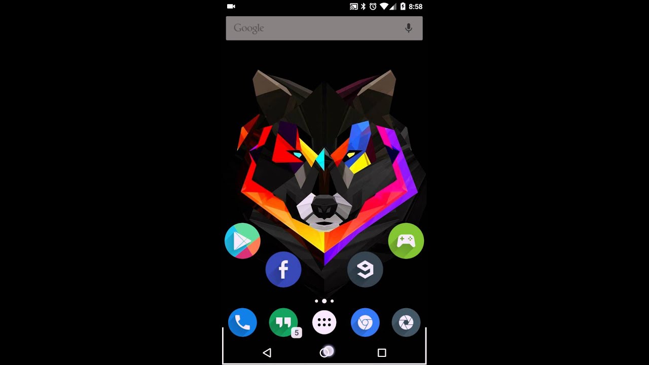 Google now on tap animation in slow motion