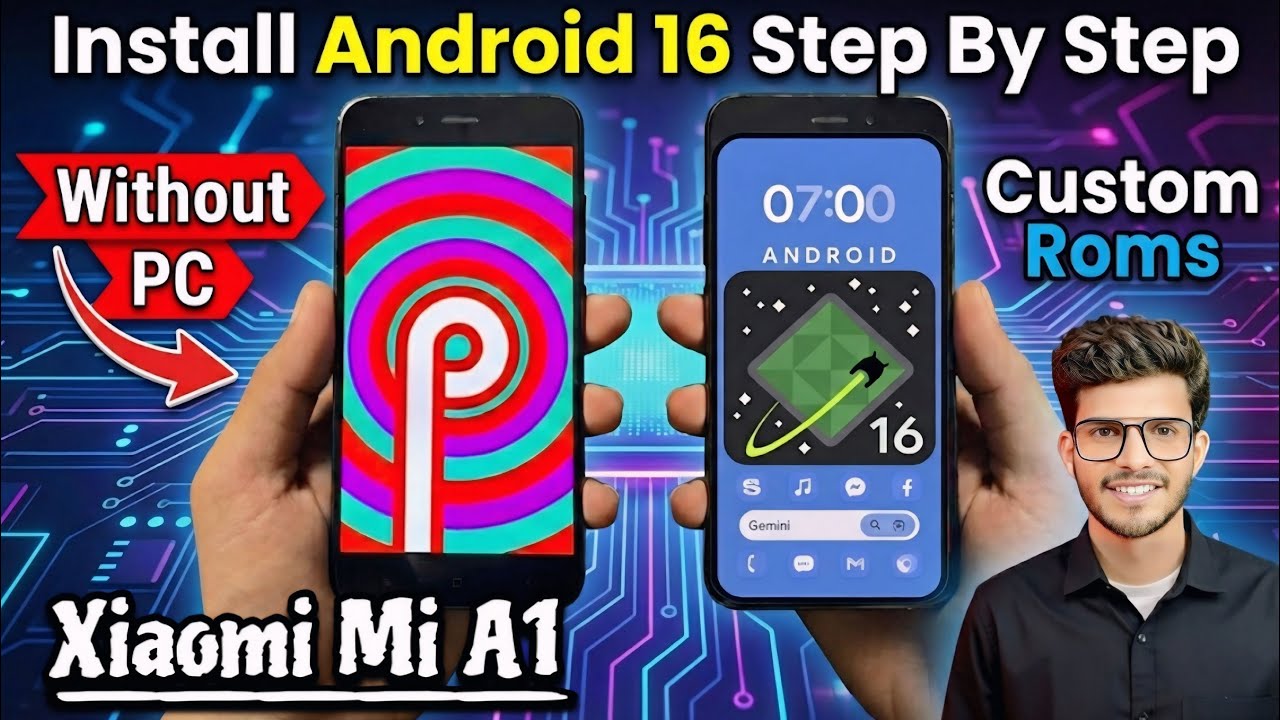 Install Android 16 On Mi A1 | How To Install Custom Rom On Mi A1