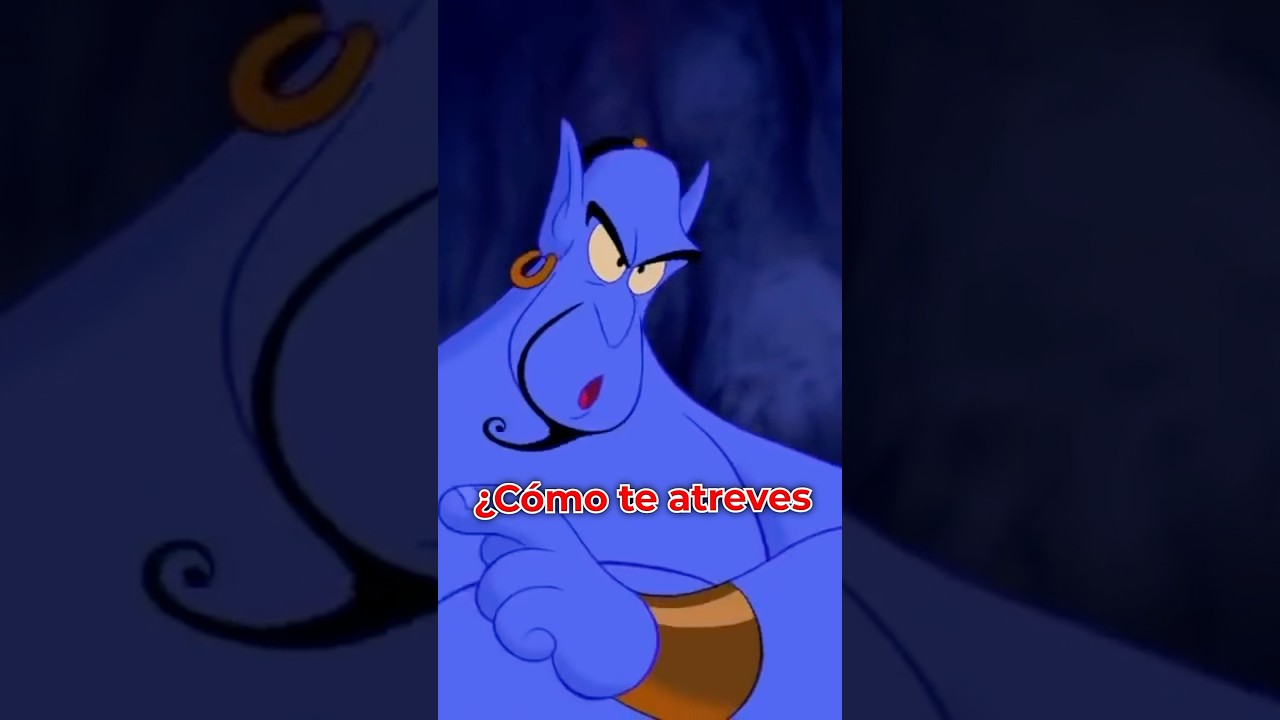 💀EL GENIO ODIA A ALADDIN #disney