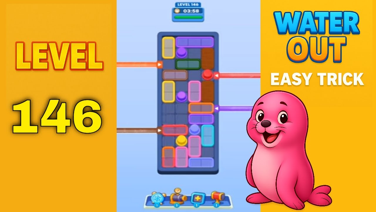 Water Out Puzzle Level 146 – Easy Solutions