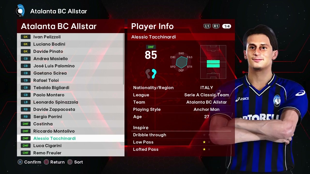 ATALANTA CLASSIC Full Facepack PES 2021-SPFL2023