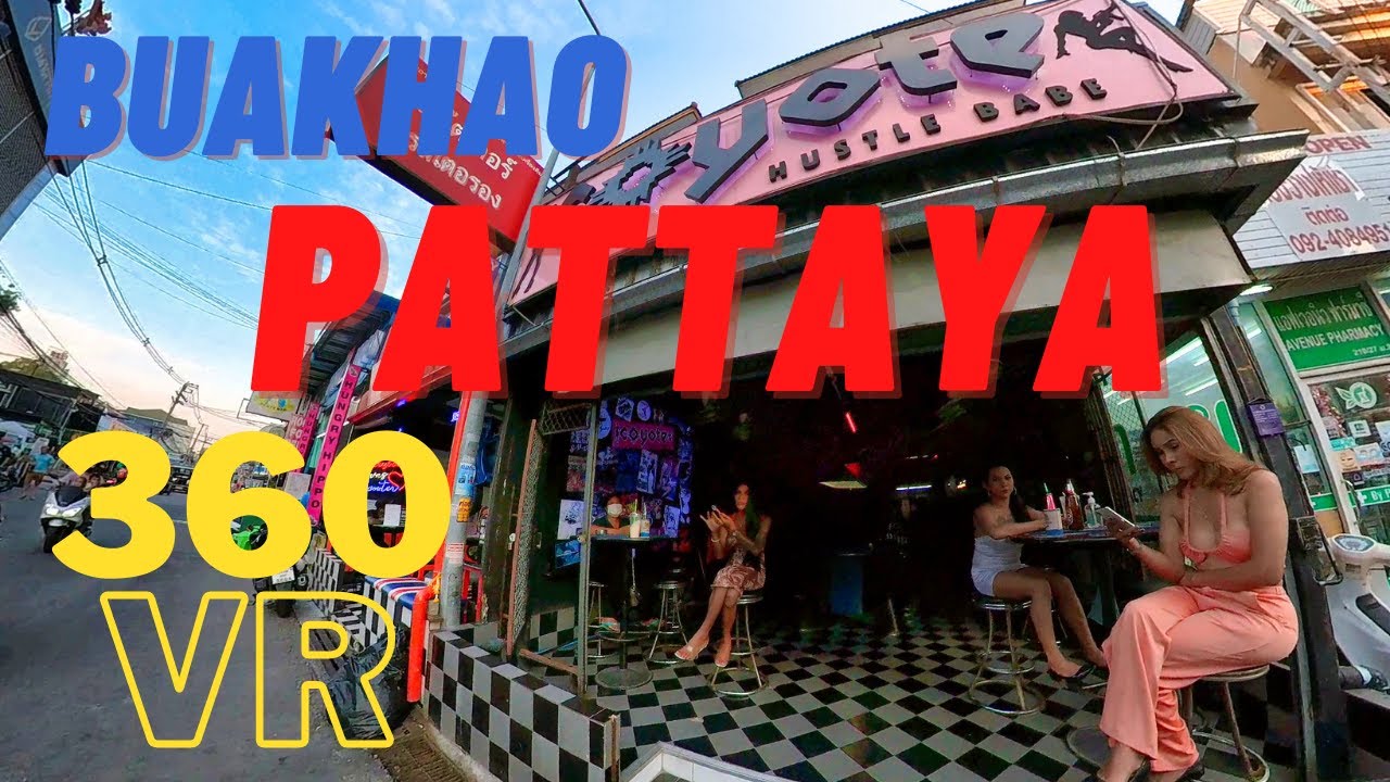 🌐 360VR PATTAYA 🇹🇭: Walking in the Middle of Soi Buakhao & Tree Town 🤩 👯‍♀️ | Feb 2022