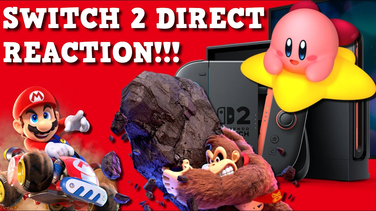 Reacting to the NINTENDO SWITCH 2 DIRECT