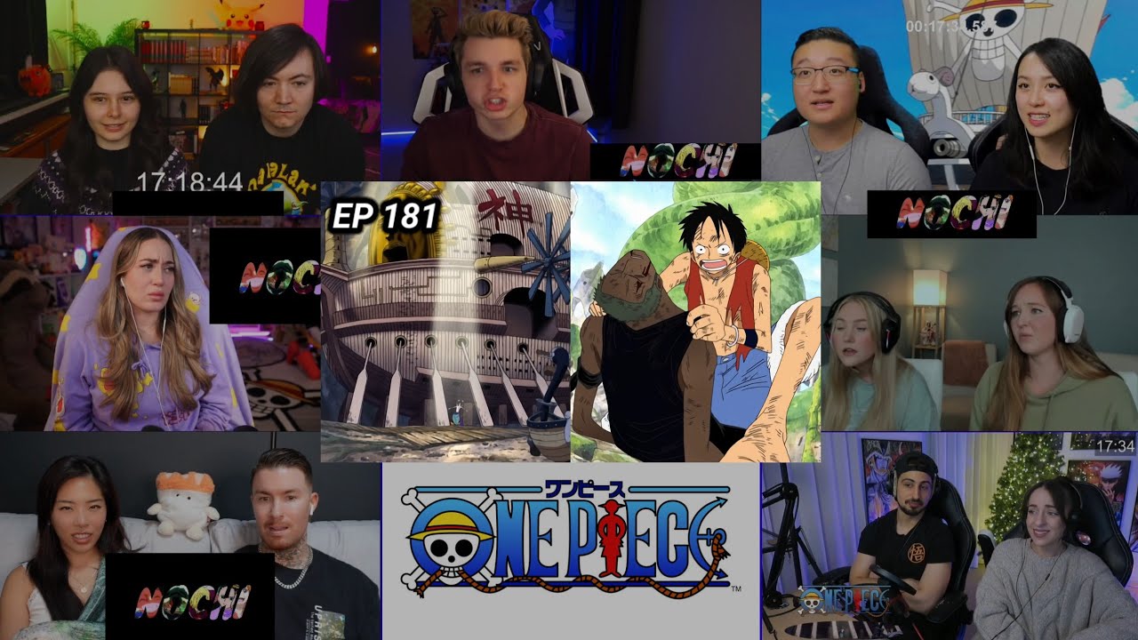 One Piece | Eneru's Ark Maxim Revealed!!! | Episode 181 | Reaction Mashup