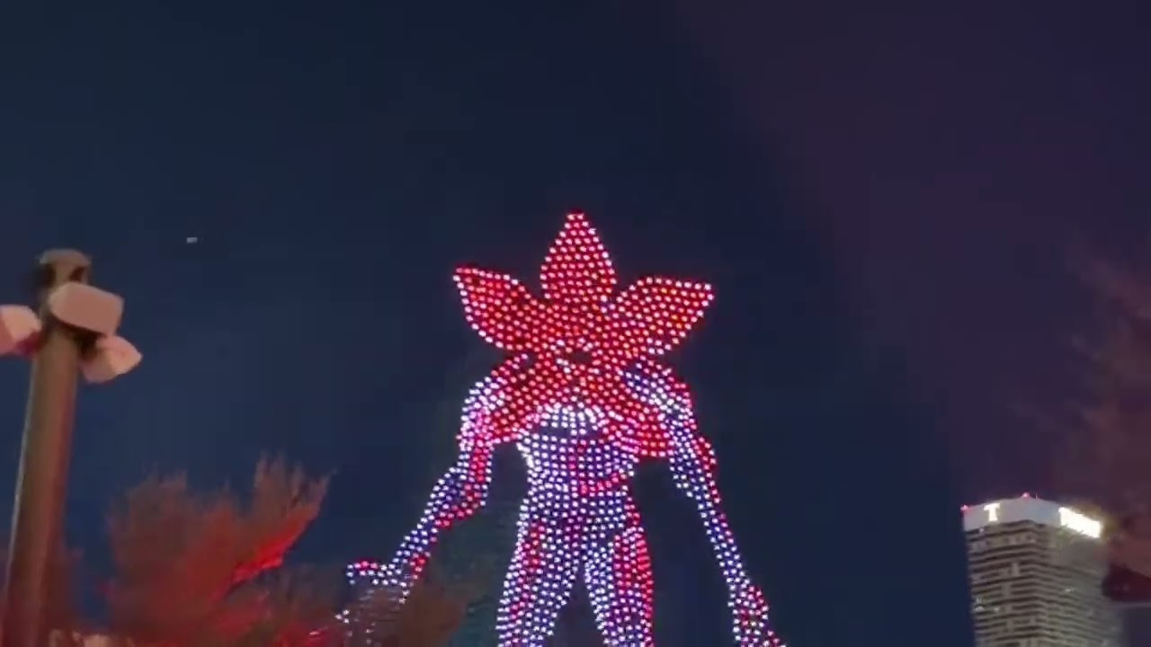 You Won&rsquo;t Believe What Just Lit Up the Las Vegas Sky (Stranger Things Drone Show)