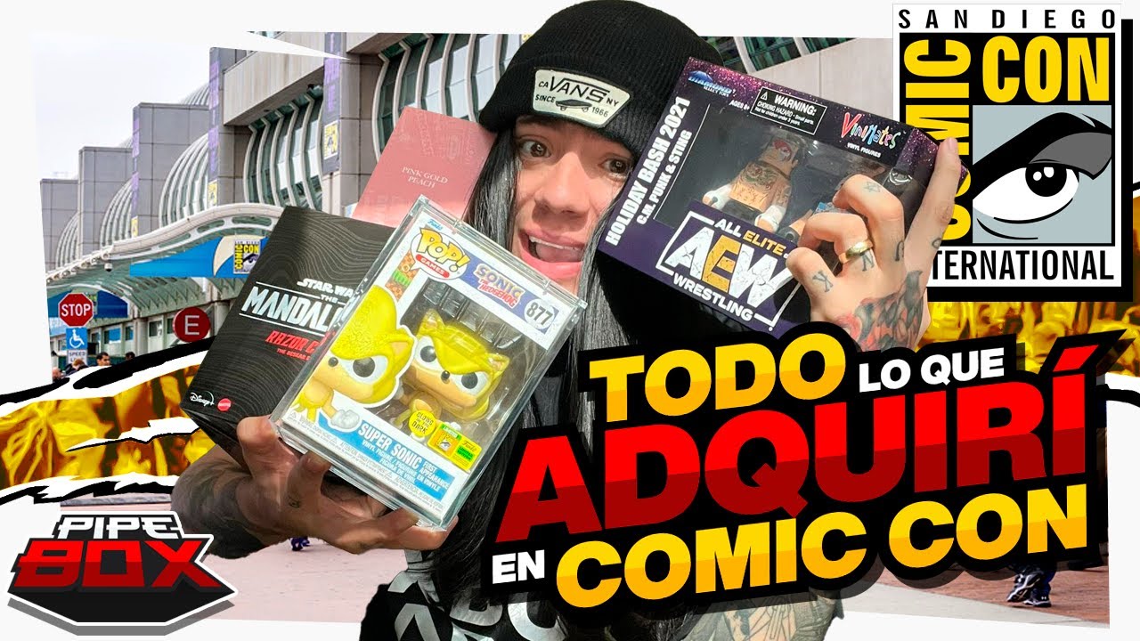 ¡TODO lo que CONSEGUÍ en San Diego Comic Con!