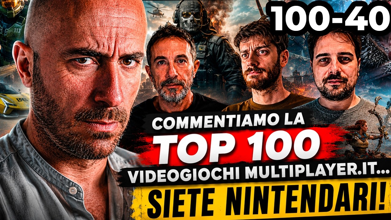 REAGIAMO E COMMENTIAMO LA TOP 100 MIGLIORI VIDEOGIOCHI di Multiplayer ft. Mancosu, Alessio, Vincenzo