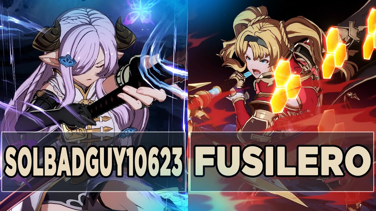 GBVS: SolBadguy10623 (Narmaya) Vs Fusilero (Zeta) | High Level Gameplay.