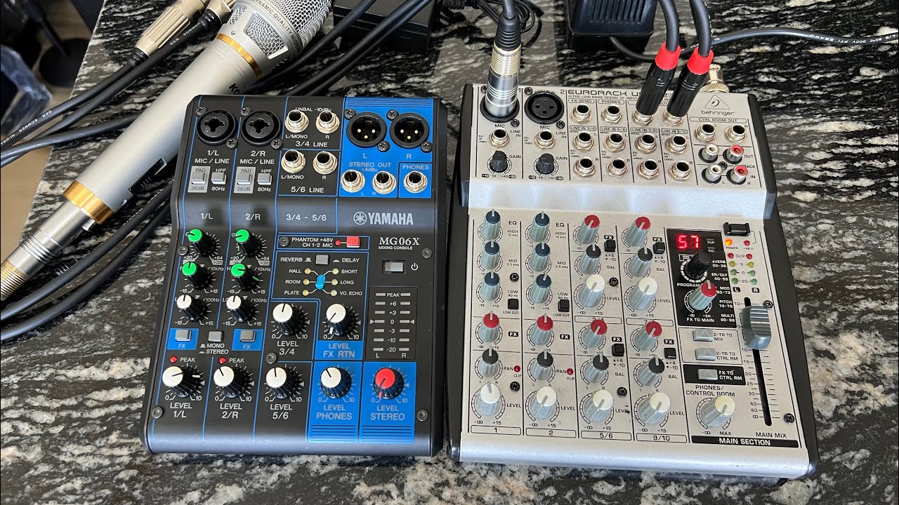 Mixer bãi Nhật yamaha MG06X Behringer eurorack 1002fx