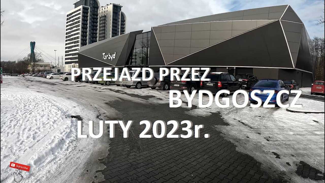 Przejazd zimowy przez Bydgoszcz. Start z Ul.Nakielska  Ul.Grudziądzka, TORBYT #bydgoszcz #przejazd