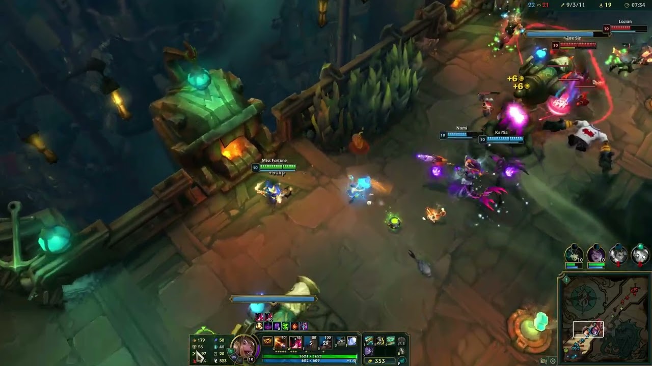 Miss Fortune Lays Waste to Enemy Team