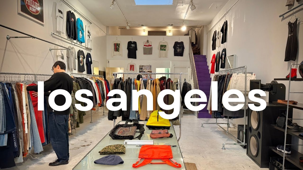 shopping at NEW vintage stores in LA 