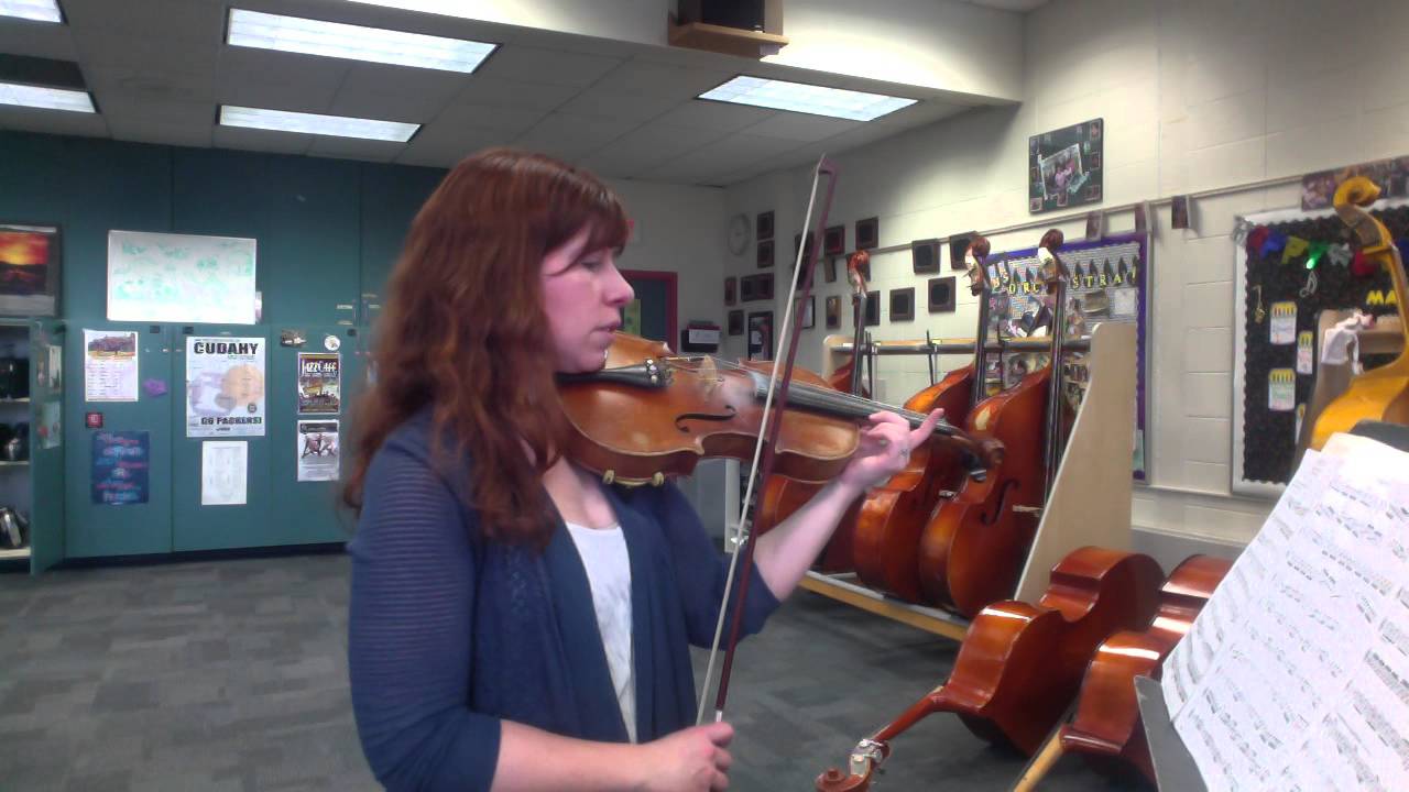 Concerto in A minor for 2 violins, movement 1 by Vivaldi Violin 2