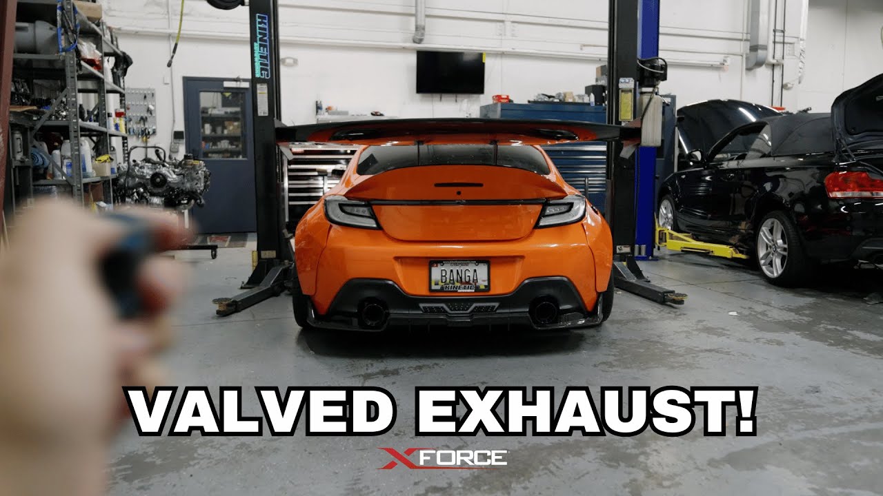 Installing a Valved Exhaust on my 2022 BRZ/GR86! | XForce 3" Varex Catback