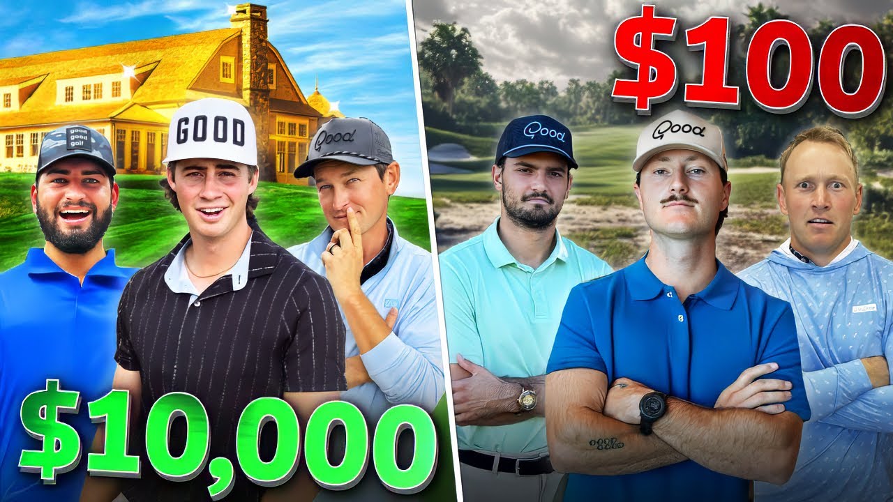 $100 vs $10,000 Golf Match