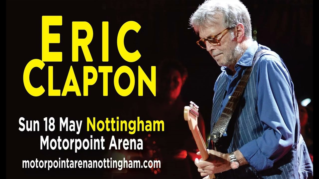 Eric Clapton Live 2025 In England . Nottingham Motorpoint Arena