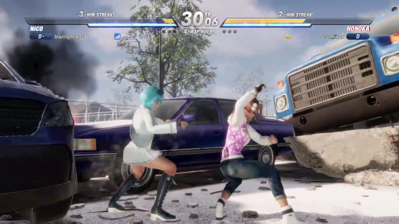 DEAD OR ALIVE 6 (Online Match) Honoka vs NiCO