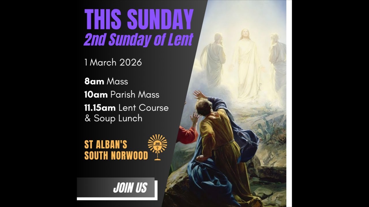 1st March 2026 - 2nd Sunday of Lent