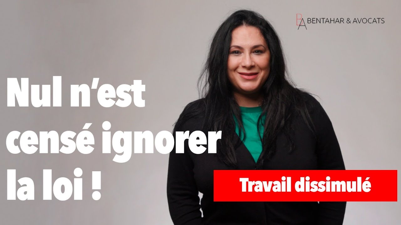 #travaildissimule #urssaf #penal Travail dissimulé - Avocat en droit pénal - Paris 17