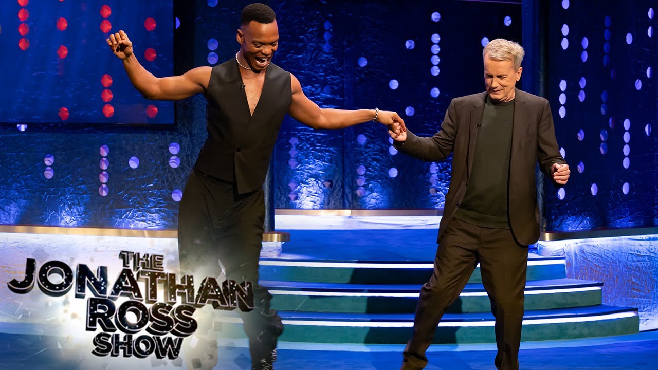 Johannes Radebe Teaches Frank Skinner The Cha Cha | The Jonathan Ross Show